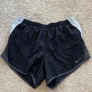 Black, Nike, dry fit, running shorts